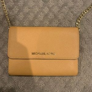 Michael Kors Crossbody Bag - Wheaty Brown Color